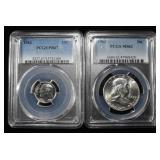 DIME & HALF DOLLAR NGC GRADED COINS