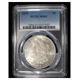1879 MORGAN DOLLAR PCGS MS-63
