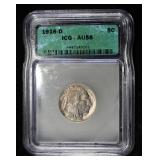 1916-D BUFFALO NICKEL ICG AU58