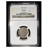 1921-S BUFFALO NICKEL NGC VF25