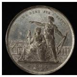 1879 SWISS SHOOTING MEDAL BASEL WHITE METAL