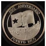 PUERTO RICO 1 OZ .999 SILVER ROUND