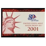 2001 SILVER PROOF SET