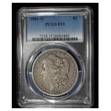 1881-O MORGAN DOLLAR PCGS F-15