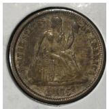 1875 LIBERTY SEATED DIME LOVELY ORIG UNC