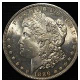 1886 MORGAN DOLLAR NICE BU PL