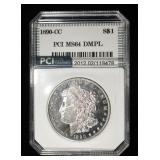 1890-CC MORGAN DOLLAR PCI CH/GEM BU DMPL