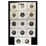 (8) BARBER DIMES & (6) MERC DIMES CIRC