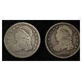 1830 & 1833 BUST DIMES GOOD