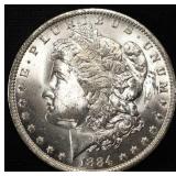 1884-O MORGAN DOLLAR BU