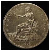 1875-CC TRADE DOLLAR AU/BU