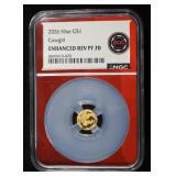 2026 $1 NIUE GOLD COWGIRL NGC ENHANCED REV PF70