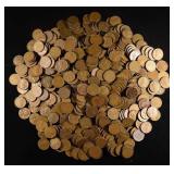 (500) WHEAT CENTS: MIXED DATES