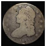 1836 BUST HALF DOLLAR AG