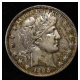 1892-O BARBER HALF DOLLAR AU/BU