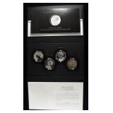 AMERICAN LIBERTY 225TH ANNIV SILVER FOUR MEDAL SET