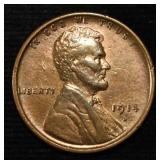 1914-D WHEAT CENT CH AU