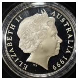 1999 $1 MAJESTIC IMAGES .999 SILVER PROOF COIN
