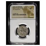 AFTER c.58 BC AZES I/II AR TETRADRACHM  NGC VF