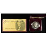 1993 $1 COMMEM THOMAS JEFFERSON PROOF