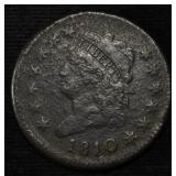 1810/09 CLASSIC HEAD LARGE CENT XF