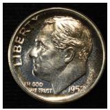 1952 ROOSEVELT DIME GEM CAMEO PROOF