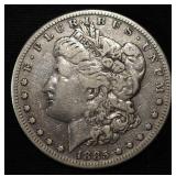 1885-S MORGAN DOLLAR VF