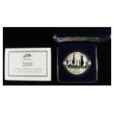 2010 $1 COMMEM AMERICAN VETERANS  .999 1 OZ