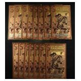 (15) $1/2 GOLDBACKS 1/2000TH TROY OZ 24K GOLD