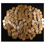 (500) WHEAT CENTS: MIXED DATES