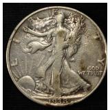 1938-D WALKING LIBERTY HALF VF