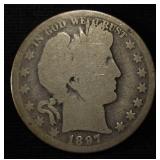1897-O BARBER HALF DOLLAR AG/G