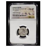 AD 222-235 SEV. ALEXANDER AR DENARIUS NGC CH XF