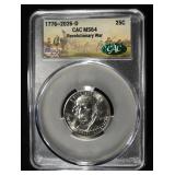 1776-2026-D REVOLUTIONARY WAR QUARTER CAC MS-64