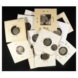 (15) 92.5% SILVER CANADIAN 5 CENTS