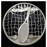 TENNIS 1 OZ .999 SILVER ROUND