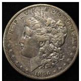 1896-S MORGAN DOLLAR AU