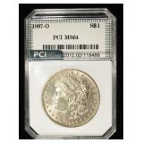1897-O MORGAN DOLLAR CH/GEM BU