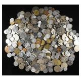 5 LB FOREIGN COINS NON- SILVER