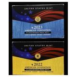 2022 & 2023 $1 INNOVATION REVERSE PROOF SET