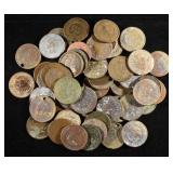 (50) INDIAN HEAD CENTS