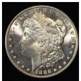 1886 MORGAN DOLLAR GEM BU PROOFLIKE