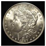 1887 MORGAN DOLLAR CH BU