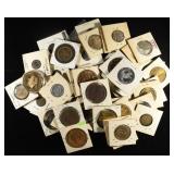 (50) MISC. TOKENS AND MEDALS