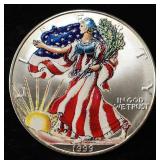 1999 AMERICAN SILVER EAGLE COLORIZED