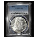 1883-O MORGAN DOLLAR PCGS MS-64
