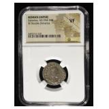 254-268 AD ROMAN EMPIRE SALONINA NGC VF
