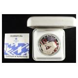 SALTLAKE WINTER GAMES 1 OZ .999 SILVER ROUND