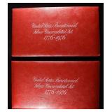 (2) 1976 SILVER MINT SET