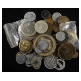 (50) MISC. TOKENS AND MEDALS